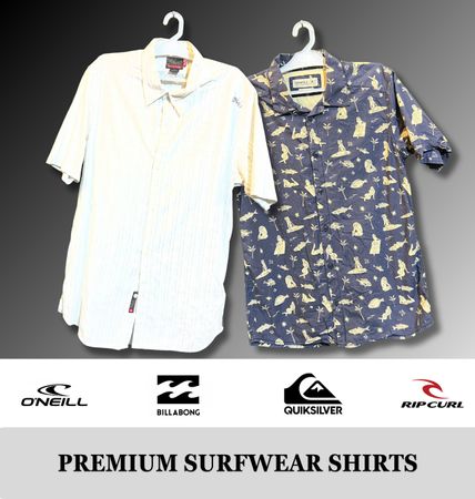 Premium Surfwear Button Up Shirts