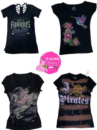Affliction & Rebel Saint Styles tees