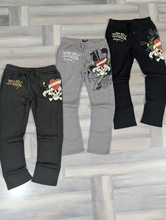 Ed Hardy Trousers 'Love Kills Slowly' Graphic, 6 pcs, (Ed-030)