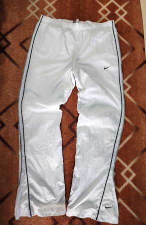 NIKE NYLON TRACK PANTS  ZIP BOTTOM  CLEAN STREETWEAR