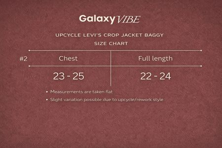 Upcycle Levi's Denim cropped jacket