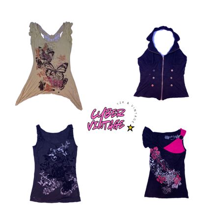 Y2k Gothic vibes mix tops (MH-002)