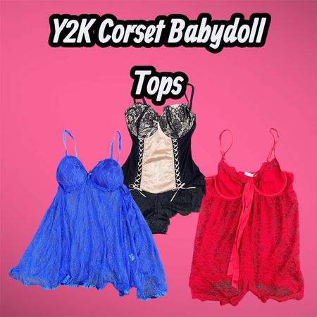 Y2K Babydoll Tops - (12/04)