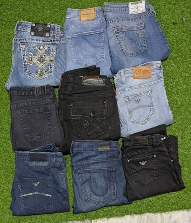 MISS ME AND OTHER MIX BRANDS JEANS (B 34) TOTAL 12  PCS PRICE £ 17