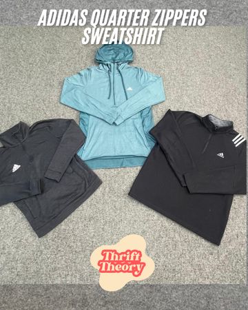 Adidas Qaurter Zipper Sweatshirts - (12/04)