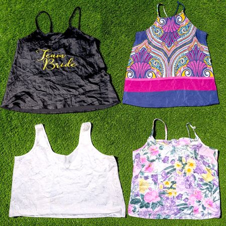 SA493 tops de tirantes Y2K