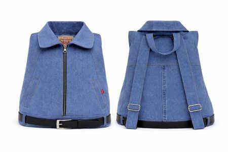 CR1503 Upcycled Denim Backpack