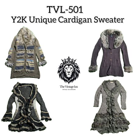 Y2K Unique Cardigan Sweaters (TVL-501)