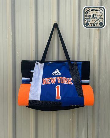 Upcycled Sports Jersey Yoga Bag