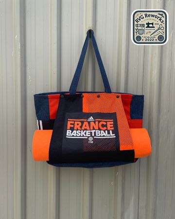 Upcycled Sports Jersey Yoga Bag