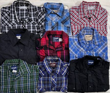 Wrangler Snap Button Shirts (056)