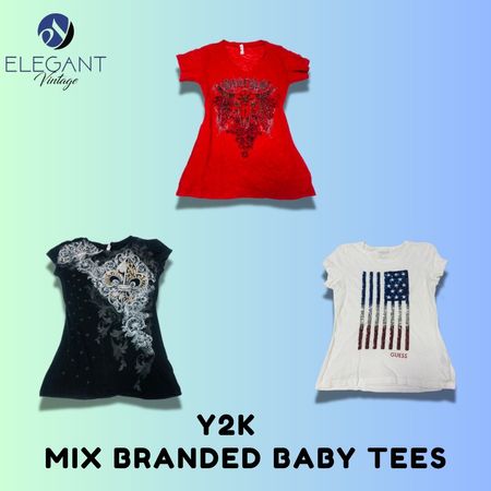 Y2K Mix Branded Baby Tees - EV1534