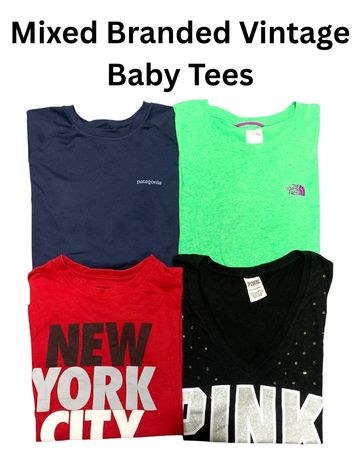 Mixed Branded Vintage Baby Tees (1148)