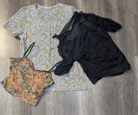 5039 - Blusas de estilo Y2K