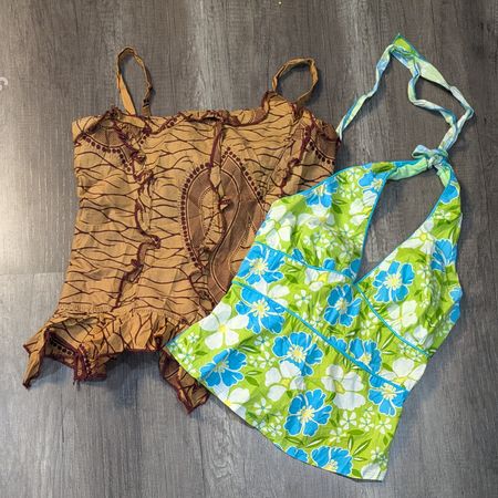 5042 - Camisetas de tirantes estilo Y2K