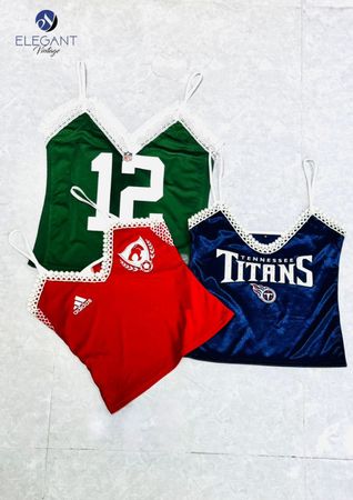 UPCYCLED Sports Jerseys Tops - EVR0356