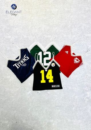 UPCYCLED Sports Jerseys Top - EVR0359