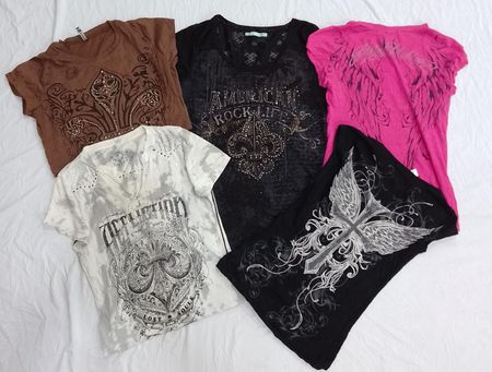 CR7456 Y2K Baby Tees