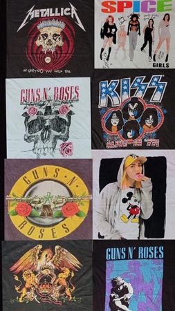 Rock&Band Women T-Shirts 14Pcs