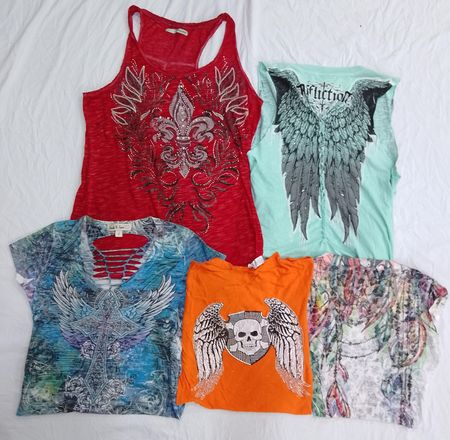 CR7457 Y2K Baby Tees