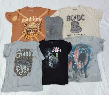 CR7458 Vintage Music T-Shirts