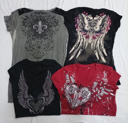 CR7461 Y2K Baby Tees