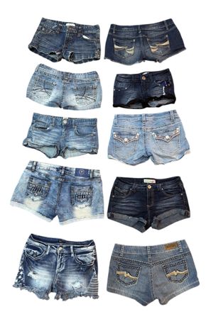 Y2K Denim Sexy short 10 pcs At 751