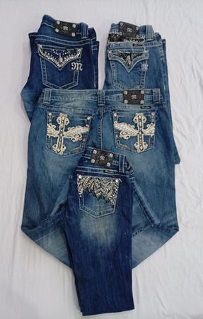 CR7470 Miss Me Flare & Straight Jeans