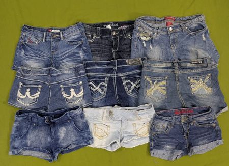 💥 RV2938 Y2K Denim Mini Shorts
