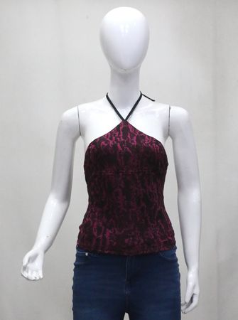 CR1508 upcycled halter top