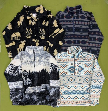 💥 RV2960 Chaquetas de forro polar Crazy