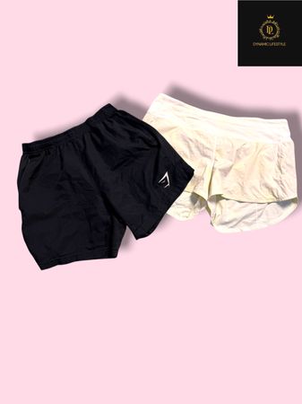 Lululemon et gymshark Shorts
