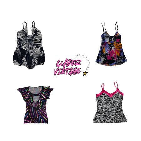 Y2K mix printed tops (MH-007)