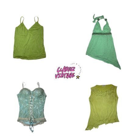 Y2K soft core cami tops (MH-008)