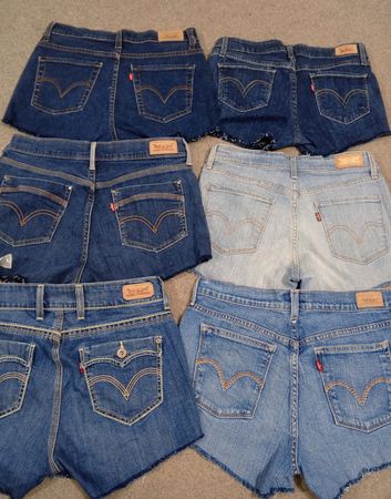 Shorts micro mini femmes Levi's upcyclés HD1442