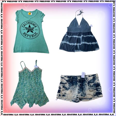 Beach Surf Collection - tops, dresses and skirts (SS-2233)