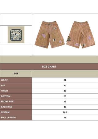 Upcycled Distressed Carhartt Shorts