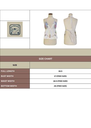 Upcycled y2k Halter Top