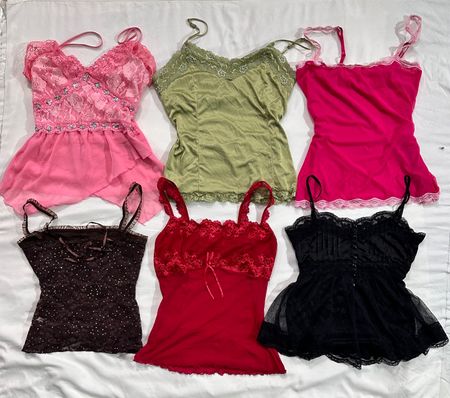 Y2k cami tops (058)