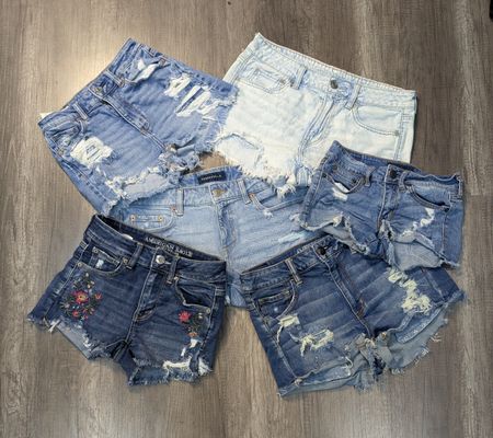 5066 - American Eagle, Aeropostale Denim Shorts