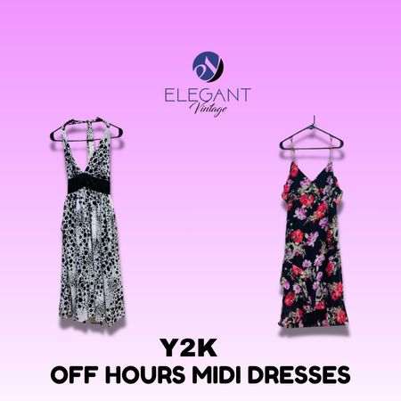 Y2K Off Hour Midi Dresses - EV1568