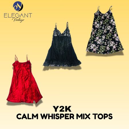 Y2K Calm Whisper Mix Tops - EV1584