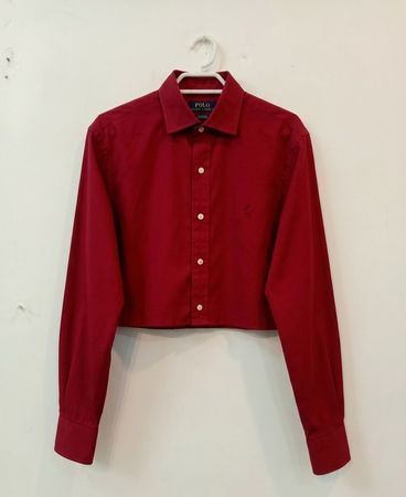 Upcycled Ralph Lauren/ Tommy Hilfiger Crop Tops Mixed