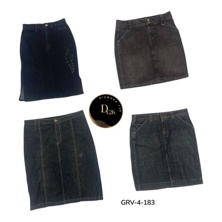 Jupe en denim Y2k (GRV -4-183)