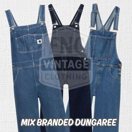 Branded Dungarees – Trendy Casual Denim Overalls for Everyday Style