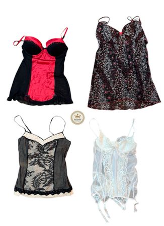 Y2K Multi Cloure Nighties 18 pcs At 756