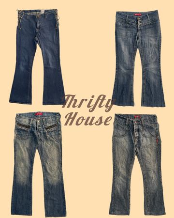 Vintage Muse Y2k Jeans(TH/337)