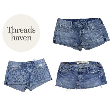 TH#009  Y2K Sexy Low Rise Shorts Curve Fit Style