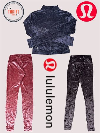 T2512 Lululemon Velvet Leggings/Top/Mix