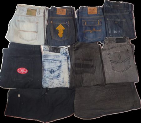 ROCAWEAR  AND  OTHER MIX  BRANDS JEANS (ID 237)
